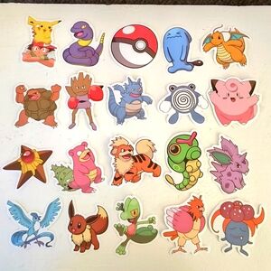 Pokemon 20 PC Bundle Sticker Lot